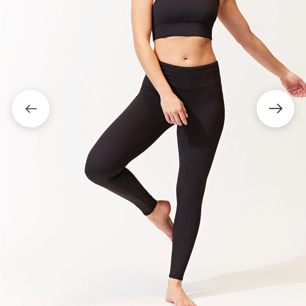 Threads 4 Thought Monica Mid Rise Full Length Legging Black (Second pair)